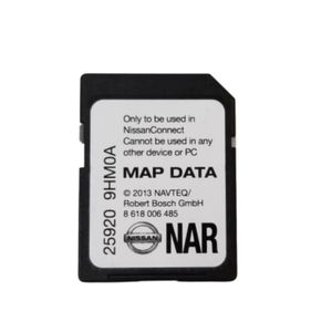 Authentic navigation map sd card